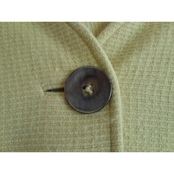 Ellen Tracy Elegant Angora Wool Designer Vintage Inspired Size 16 Coat Pockets - Picture 3 of 8